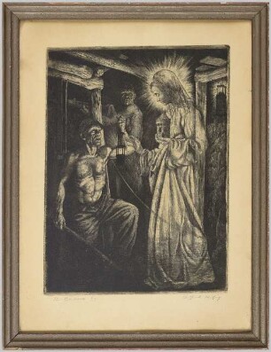 Radierung "Heilige Barbara II"