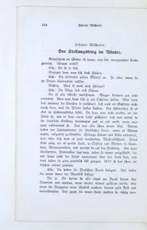 Zehnter Abschnitt: Der Stellungskrieg im Winter
