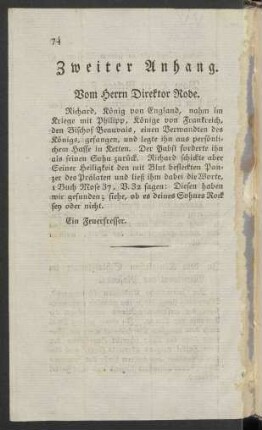 Zweiter Anhang