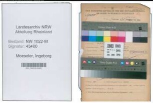 Entnazifizierung Ingeborg Moeseler , geb. 24.06.1917 ()