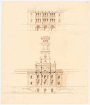 Rathaus, München: Teil der Fassade des Mittelbaus
