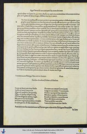 Annotationes: seu emendationes in Plinium