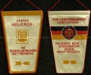 Wimpel des Freien Deutschen Gewerkschaftsbundes