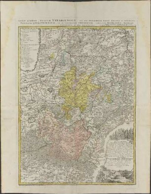 Regiæ Celsitudini Serenissimo Principi ac Domino Friderico Christiano Leopoldo, Principi Regio Poloniæ et Lithuaniæ, Principi Electorali et Duci Saxoniæ, Iuliaci, Cliviæ et Montium, Angriæ quoque et Westphaliæ, Landgravio Thuringiæ, Marchioni Misniæ et Lusatiæ Superioris ac Inferioris, Burggravio Magdeburgico, Principi Comiti Hennebergensi, Comiti Marcæ, Ravensbergæ, Barby et Hanoviæ, Dynastæ Ravensteinii, Principi Electorali et Domino suo longe clementissimo Thvringiae Orientalis Tabulam hanc Geographicam summa mentis devotione consecrat subjectissimus devotissimusque servus Iohannes Wilhelmus Zollmann