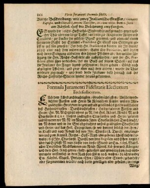 Formula Iuramenti Fidelitatis Electorum Ecclesiasticorum