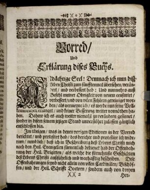 Vorred, Und Erklärung dises Buchs