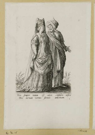 Mann und Frau, Blatt 4 der Folge "Mascarades"