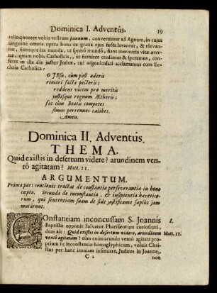 Dominica II. Adventus.
