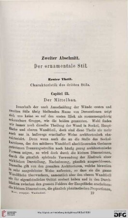 Dritter Abschnitt. Der ornamentale Stil