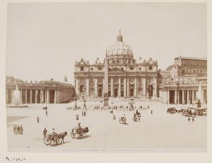 Gian Lorenzo Bernini und Carlo Maderno: Piazza und Basilika St. Peter, Rom