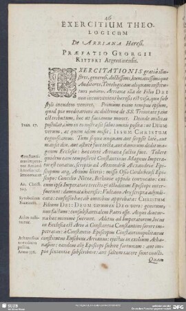 Exercitium Theologicum
