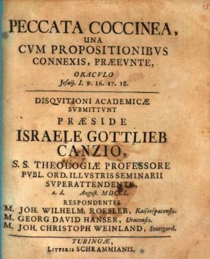 Peccata coccinea