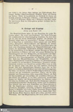 18. Erzlager und Erzgänge