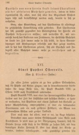 186-190 Eines Papstes Osterreise