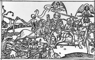 Sogenannte Koberger-Bibel — Die apokalyptischen Reiter