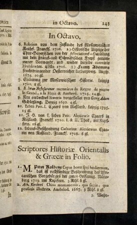 143-157, Scriptores Historiae Orientalis & Graecae. Scriptores Historiae Universalis. Scriptores Historiae Variae.