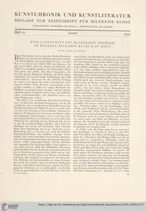 Heft 10 (Januar 1930)