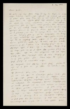 Brief von Moriz Haupt an Salomon Hirzel