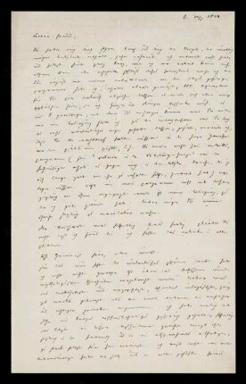 Brief von Moriz Haupt an Salomon Hirzel