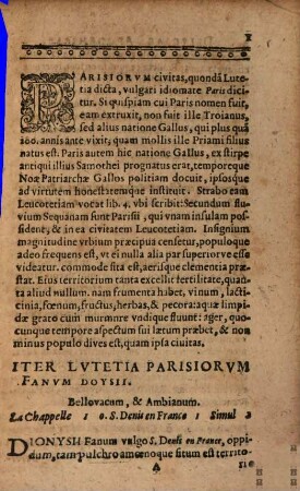 Deliciae Galliae Sive Itinerarium Per Universam Galliam : Complectens Itinera ab Lutetia Parisiorum ad omnes Galliae civitates & oppida ...