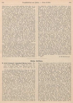 633-636 Kleine Kritiken