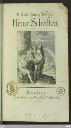 D. Ernst Ludwig Posselt's kleine Schriften