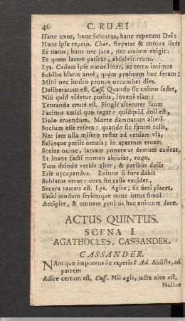 Actus Quintus.