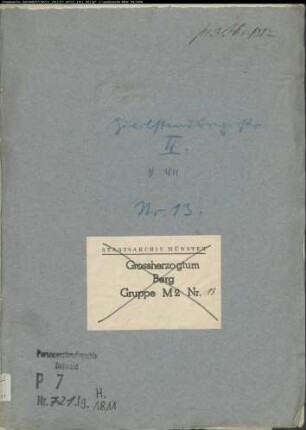 Zivilstandsregister der Munizipalität Ladbergen (Heiraten 1811). (Gemeinde: Ladbergen, Kreis Tecklenburg)