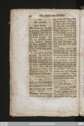 51. Bei der Gedächtnißfeier der Auferstehung J. Chr.