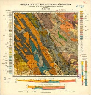 [3732] Helmstedt, Geologische Karte von Preußen und benachbarten Bundesstaaten
