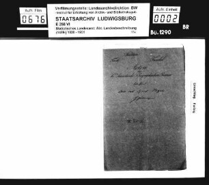Kollektaneen des Finanzreferendärs Jäger vorwiegend zur mittelalterlichen Geschichte von 16 Oberamtsorten