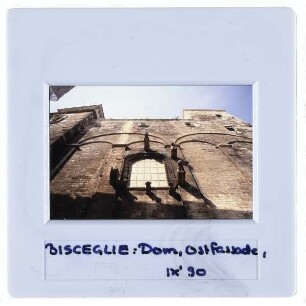 Bisceglie, Dom San Pietro Apostoli : Außenansicht, Ostfassade