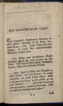 Die unentschiedene Wahl