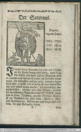 Der Saturnus
