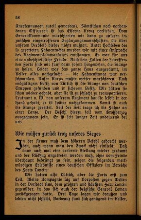 58-61, Wir müssen zurück trotz unseres Sieges