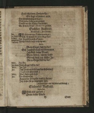 [Erste Handlung. Ab Sechster Auftritt.]