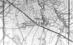 Malschwitz-Gleina. Meßtischblatt, Sekt. Luttowitz, 1884