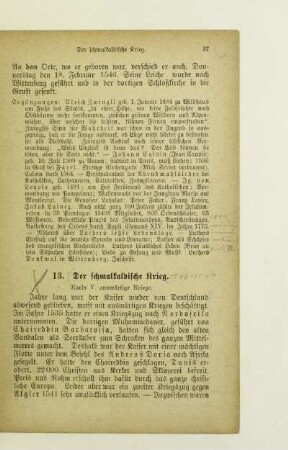 13. Der schmalkaldische Krieg