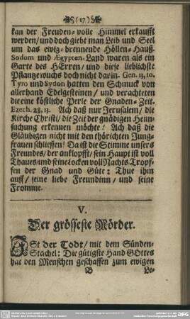 V. Der grösseste Mörder
