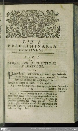 Lib. I. Praeliminaria Continens