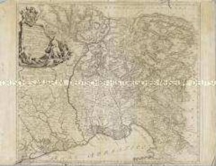Carta delle Contee di Gorizia, di Gradisca distretto di Trieste, e del Friuli Veneto