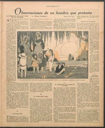 Observaciones de un hombre que protesta