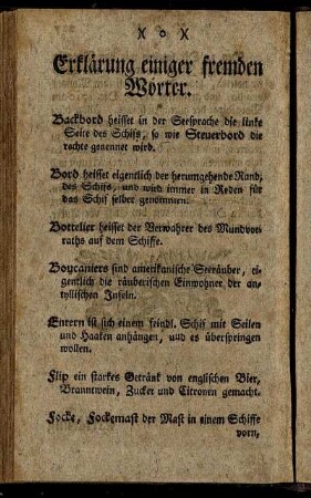 Erklärung einiger fremden Wörter