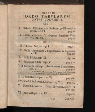 Ordo Tabulvarum Huius Voluminis