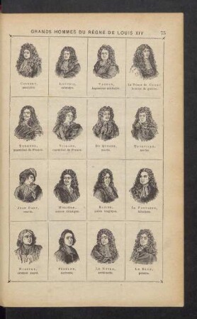 Grands hommes du règne de Louis XIV