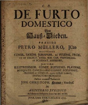 De furto domestico