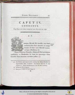 Cap. IV. Conradus.