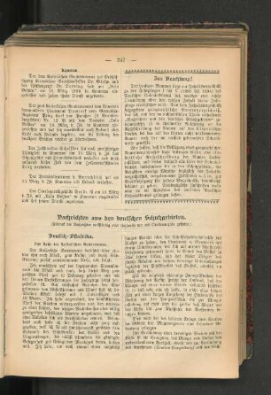 Zur Reise des Kaiserlichen Gouverneurs.