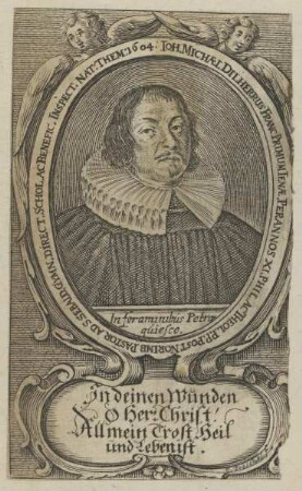 Bildnis des Joh. Michael Dilherrus
