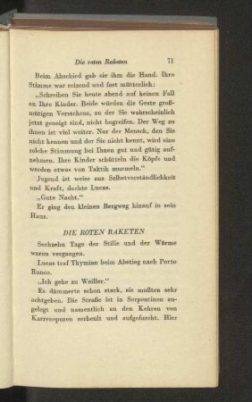 Die roten Raketen